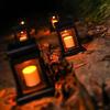 Solar LED Lantern for Garden Decor - Small Hanging Palace Atmosphere Light