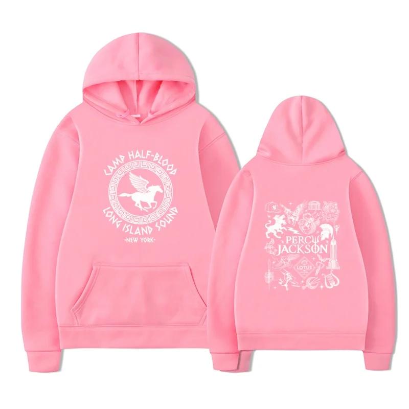 Camp Half Blood Long Island Sound Percy Jackson Hoodie Harajuku Men's Casual Fashion Streetwear