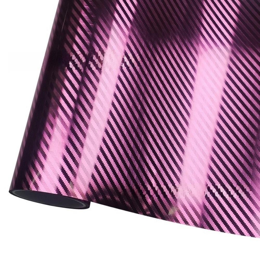 Película de Vinilo de Fibra de Carbono con Efecto 3D Pegatina Colorida para Interior de Coche para Coche Motocicleta Bricolaje