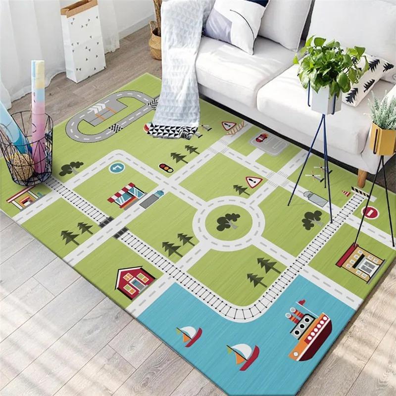 Cute Cartoon Girl Bedroom Floor Mat Decoration Home Living Room Floor Mat