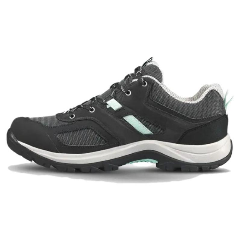 

DECATHLON MH100 Wear-Resistant Waterproof And Breathable Low-Top Hiking Trekking Shoes Women s Gray Green 40