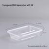 BiaoXing Rectangular Disposable Food Container