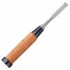 Square Chisel for Wood Carving, Red Oak Handle, Flat, 9mm