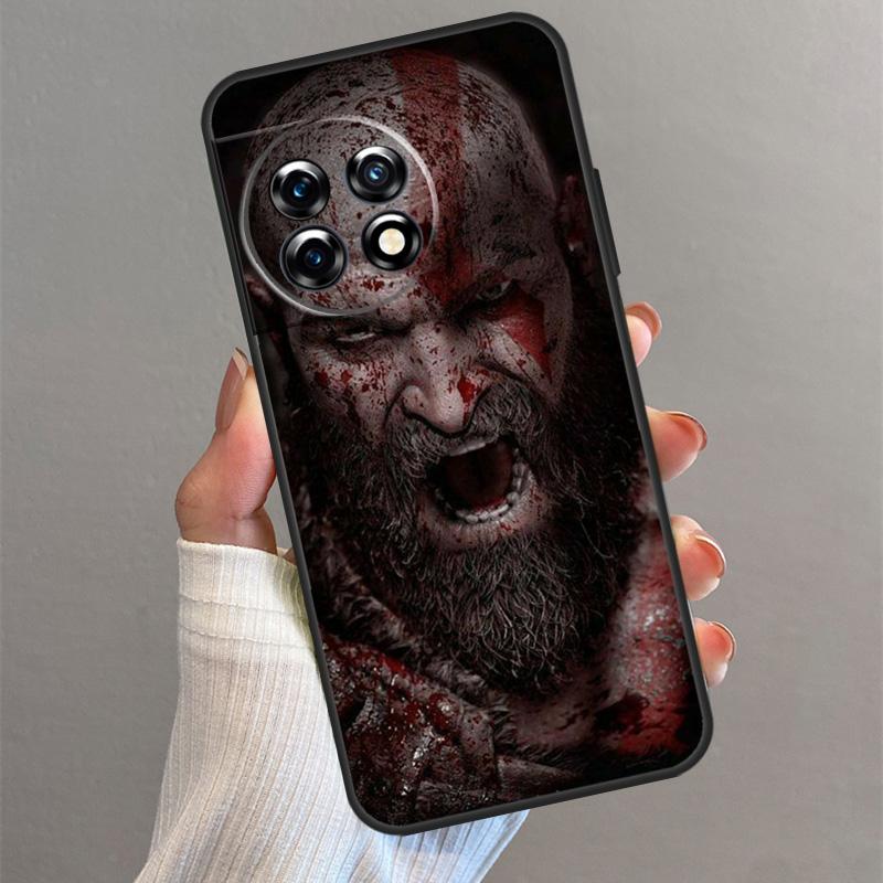 God Of War Case For OnePlus 13 13R 13T 12 12R 11 10 Pro 10T 8T Nord 5 CE 4 2 3 Lite N20 N30 Back Cover