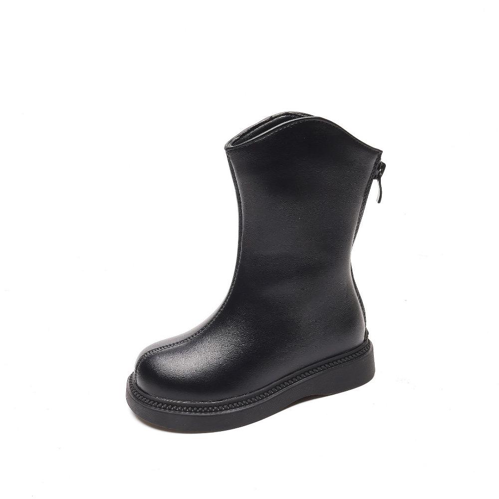 New autumn and winter girls boots velvet girls cotton shoes baby boots high top shoes