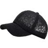[Buzz Selection] Clover Mesh Cap with Brim - Stylish and Cute BB Cap for Women CAP336 (Black)