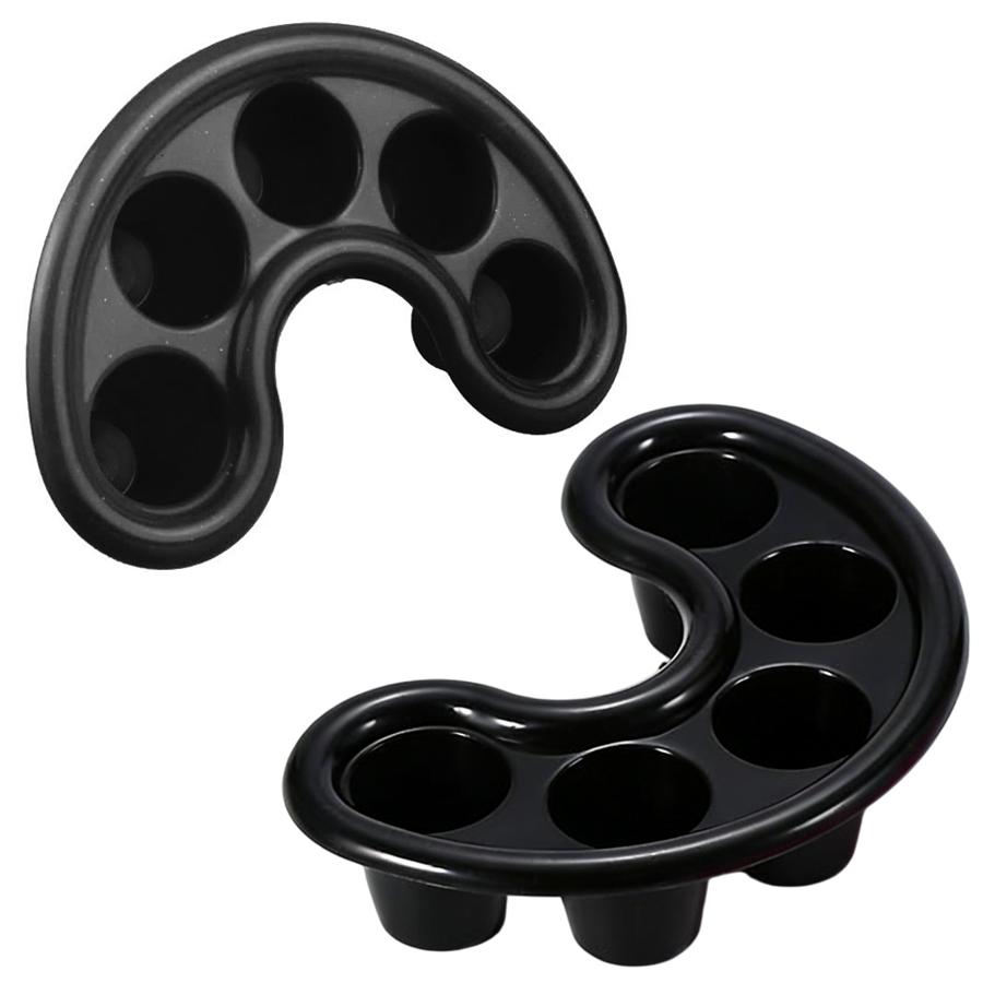 2Pcs Nail Soak Off Bowl, 5-Finger Gel Polish Remover Manicure Soaking Tray for Cuticle Care Softener