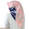 Luxury Design Silk Scarf Square Women Floral Printed Shawl Wrap Spring Summer Neckerchief Hair Band Lady Decor Foulard Bandana