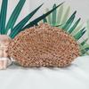 WHTUOHENG Fächerförmige Abendtasche Clutches Luxus Silber Diamant Damen Hochzeits-Geldbörsen Dame Strass Kristall Handtaschen Party-Tasche
