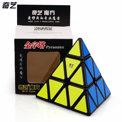 Qiyi Pyraminx Geschwindigkeit Cube Aufkleber Magic Cube Puzzle Spielzeug für Kinder Kinder Cubo Magico