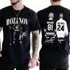 Spring and Summer New Mens and Womens Movie Elements 2481 Printed Cotton Tshirt Fashionable Short Sleeved Round Neck Tshirt