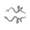Elegant Snake Coil Earrings Hypoallergenically Alloy Jewelry for Women Unique Twist Design Serpents Ear Accessories