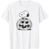 Peanuts Halloween Snoopy Jack-O'-Lantern T-Shirt