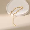 Star Niche Design 18k Gold Plated Adjustable Sweet Bracelet For Women