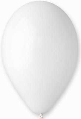 Balony G120 Pastel 13 - Białe 01/ 50 Szt