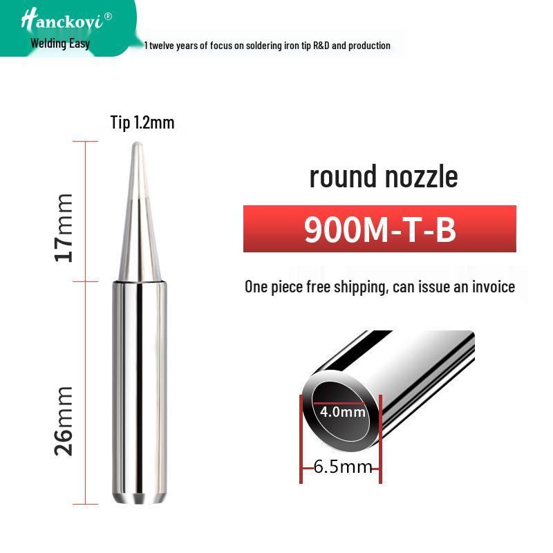 

936 Constant Temp Soldering Iron Tip Set: Needle, Horseshoe, Knife Nozzles + Stand.
