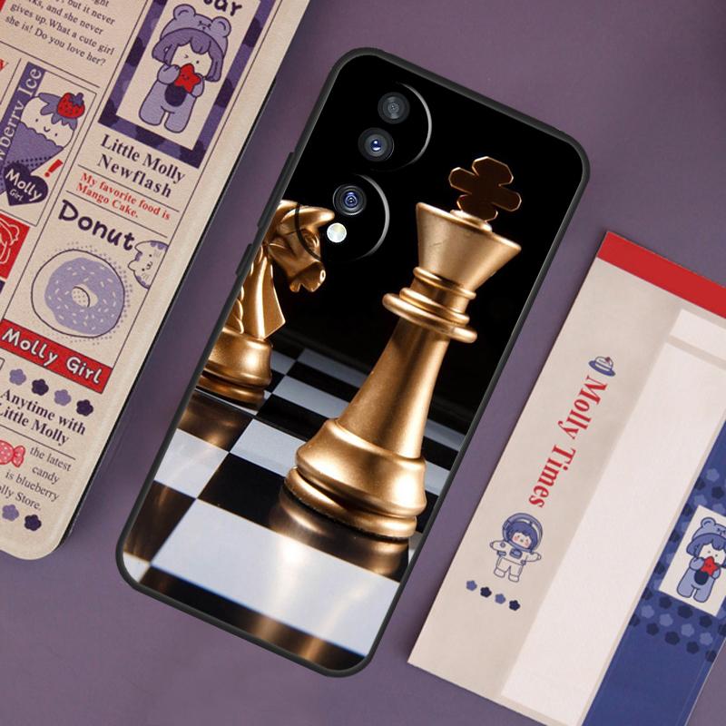 

Chess Case For Honor Magic 7 Pro 5 6 Lite Honor 200 Pro 50 70 90 X9b X9a X8b X8a X8 X9 X9c Cover Honor X8b