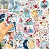 10/30/60pcs  Mix Cartoon Princess Sticker Cute Belle Snow White Graffiti Decal DIY Laptop Journal Kawaii Aesthetic Sticker