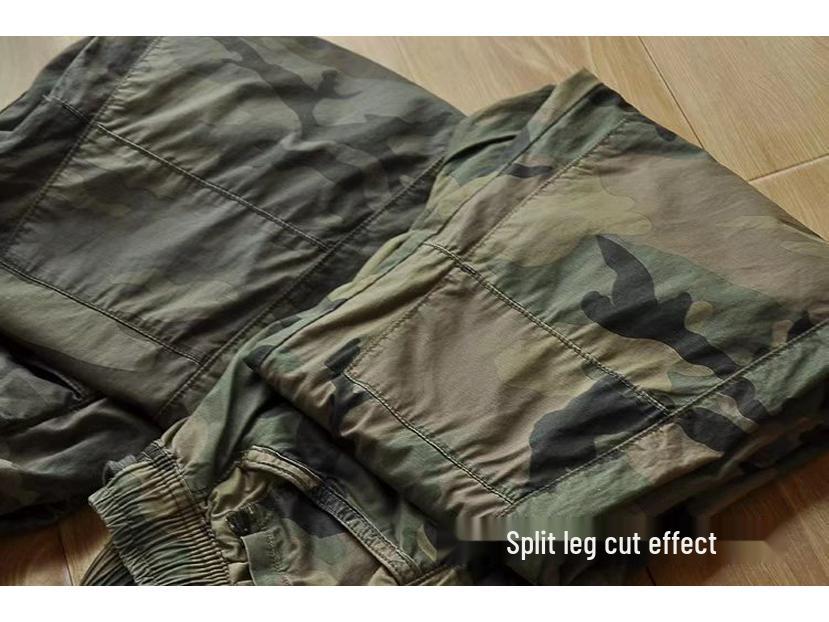 Αθλητικό Παντελόνι Τζόκινγκ Καμουφλάζ Γρήγορης Ξήρανσης Ελαφρύ Αναπνέον - Ελαστική Μέση, Καλοκαιρινό Παντελόνι Cargo