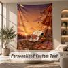 Wall Hanging Tapestry Art Cloth Bedroom Room Background DecorSnoopy Peanuts