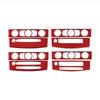 For BMW 5 Series E60 2004-2010 Accessories Carbon Fiber Interior Car Air Conditioner CD Control Panel Trim Cover Frame Stickers
