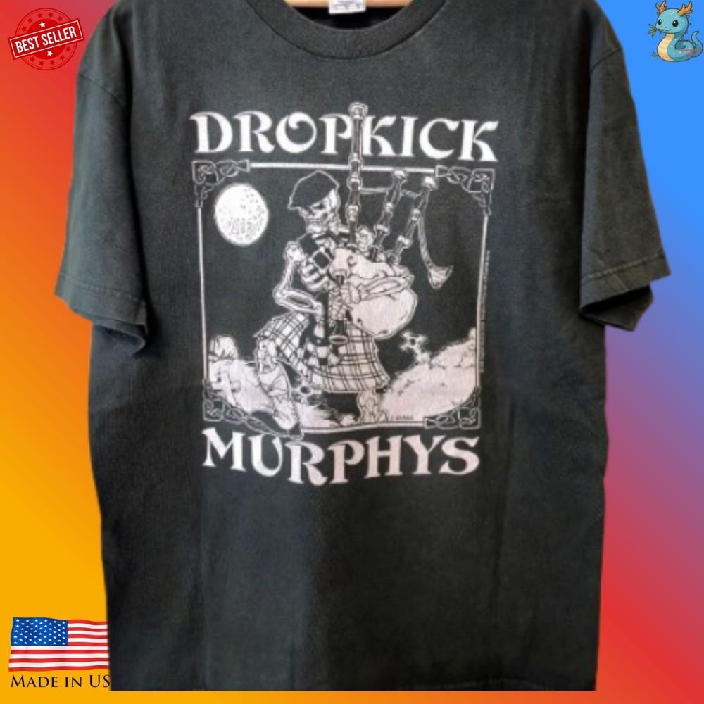 

Dropkick Murphys Band T Shirt Celtic Punk Rock Boston Concert Tee Vintage Style Unisex T-Shirt M