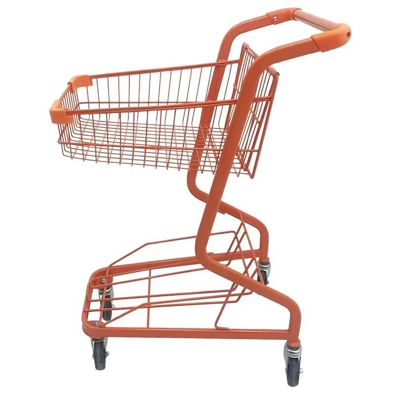 F7 Double-Layer Shopping Cart