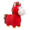 1Pcs Cartoon Anime Cute Pillow 22/28Cm Simulation Pony Doll Zodiac Horse Year Mascot Stuffed Plush Toy Children'S Birthday Gift