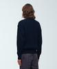 KNITTED Heavy Waffle Round Knit Navy