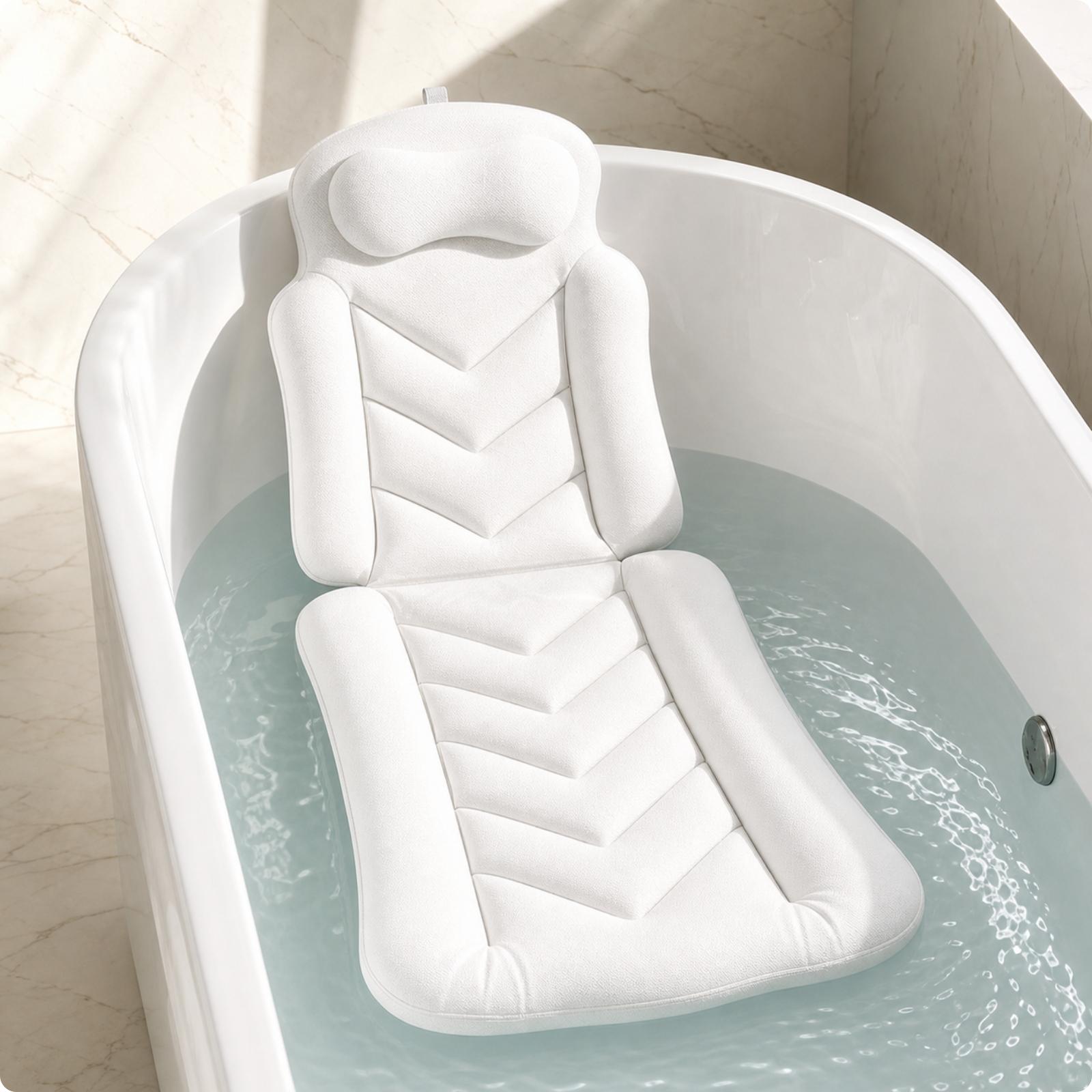 Full-Body Bathtub Cushion 3D Mesh Bath
