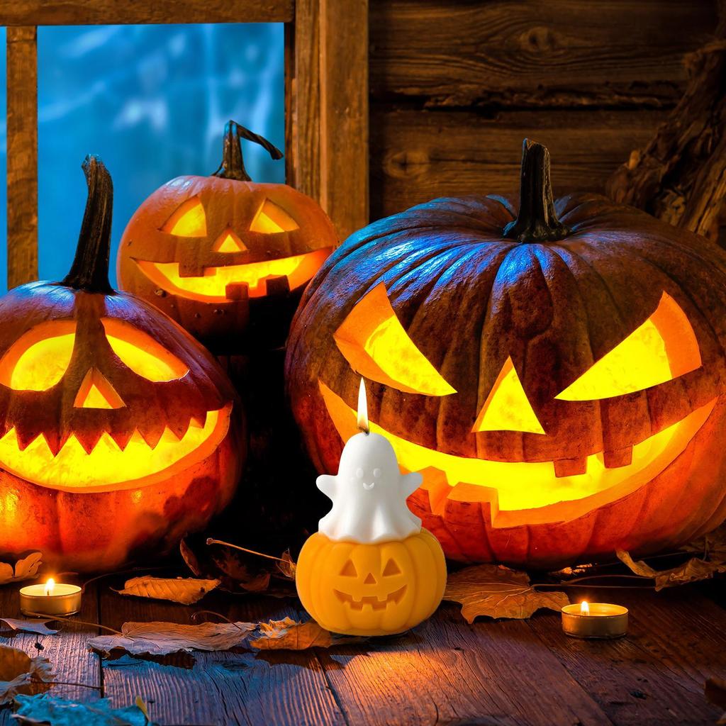 Ghost Silicone Mold DIY Halloween Pumpkin Ghost Silicone Mold Halloween Pumpkin Ghost Candle Mold Halloween Decor Candles Making