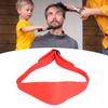 Neck Hair Guide DIY Silicone Neckline Template Stencil for Neckline Haircuts Hair Trimming Red