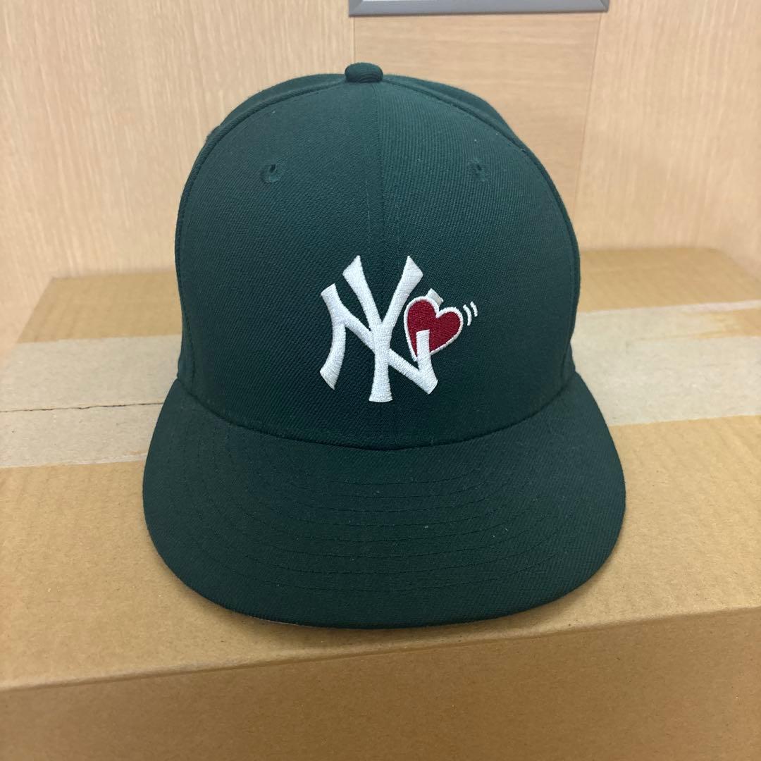 Used New Era New York Yankees Cap Heart Embroidery