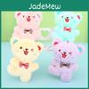 Adorable Cartoon Happy Bear Plush Keychain Cute Bag Pendant Wedding Gift