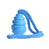 Bumpy Rubber Dog Toy with Rope, Dispensing Puzzle Slow Feeder for Small Dogs,