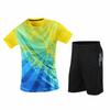 Couple Short Sleeve Sports Shirts Badminton Table Tennis Men Women Sizes M-4XL M-3XL