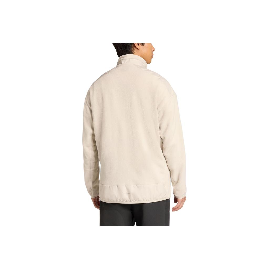 Adidas Terrex Multi Fleece Outdoor Loose Fit Stand Collar Drop Shoulder Long Sleeve Jacket Men Jacket JV6236