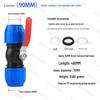 Blue Cap Quick Connect Water Pipe Fittings: No-Heat Fusion Repair Elbow, Tee, Ball Valve, Union Accessories