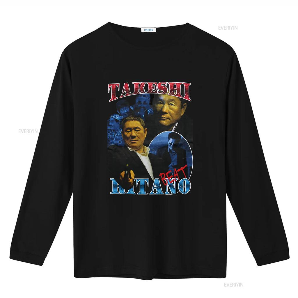 Takeshi Kitano Movie Outrage Original Promotional T Shirt Size Xl Black Retro Print Design Classic Film Theme Vintage Washed