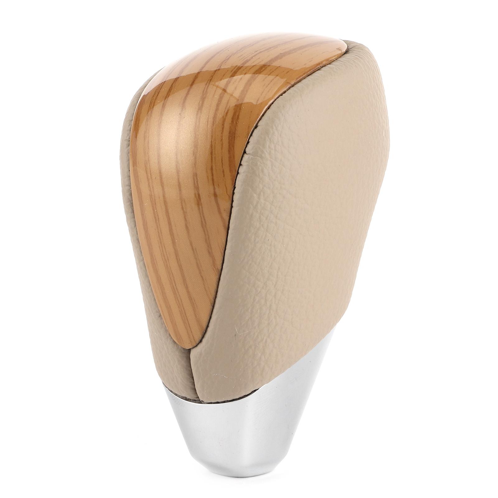 

Ergonomic Gear Shift Knob Auto Car Modified Accessory Fit for Lexus GS300 430 450 460(Beige Leather Light Color Peach