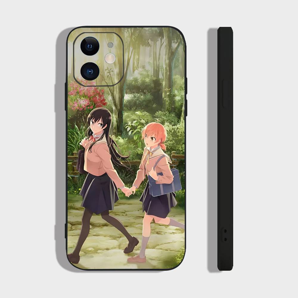 Bloom Into You Bilibili Animation Phone Case For IPhone 17 Air 16 15 14 13 Pro Max 11 12 Black Silicone Cover