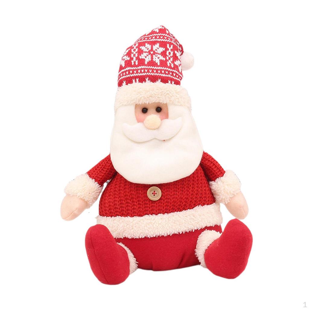 Christmas Doll, Sitting Plush Figure Toys Table Decor Toys, Ornaments,