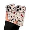 KT Sticker-Style Protective Case for iPhone 15 Pro Max - Cute and Stylish Design with Large Window