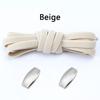 1Pair Elastic Laces Sneakers New Lock Flat Shoelaces Without ties Kids Adult No Tie Shoelace Rubber Bands Shoes Accessories
