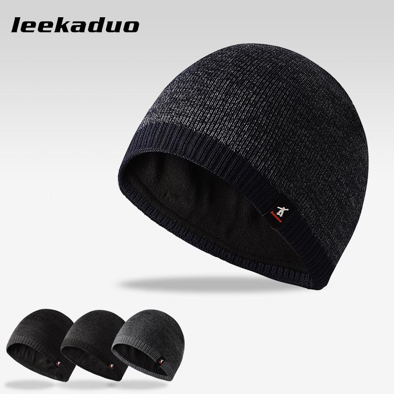 Fleece flower hat, winter outdoor warm hat, wool hat, men's color matching wool knitted hat