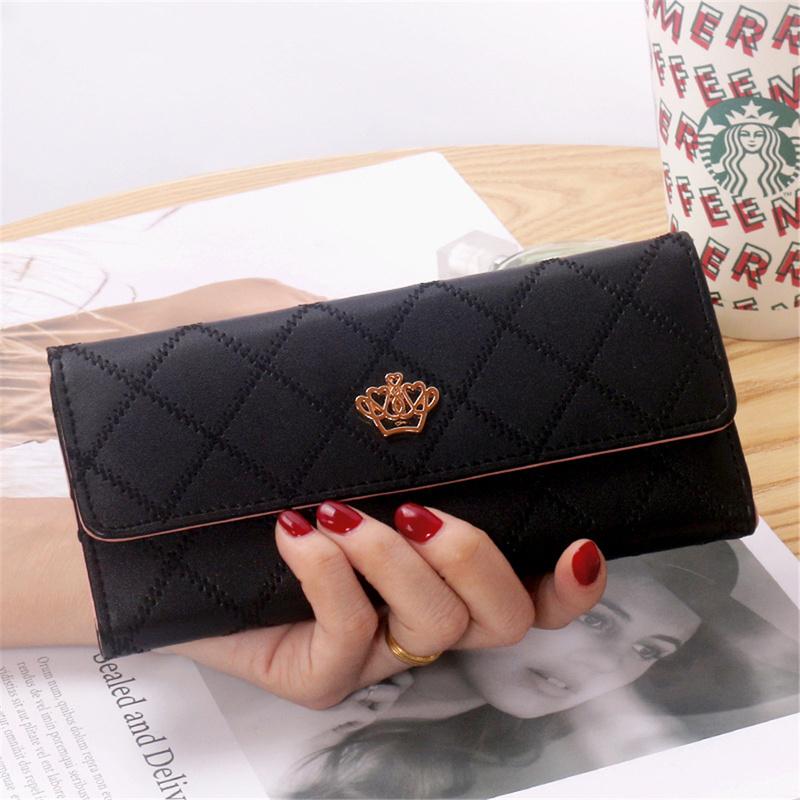 Kadın Bayan Deri Cüzdan Uzun Büyük Cüzdan Kart Telefon Tutucu Kılıf El Çantası