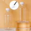250/350ML Fan Umbrella Refillable Bottle Empty Plastic Water Bottle Reusable Leakproof Clear
