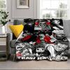 Adventure On The High Seas pirate Blanket Flannel Blanket for bed, sofa, Camping, Hiking, Picnic Essentials, gift for family Fan gifts