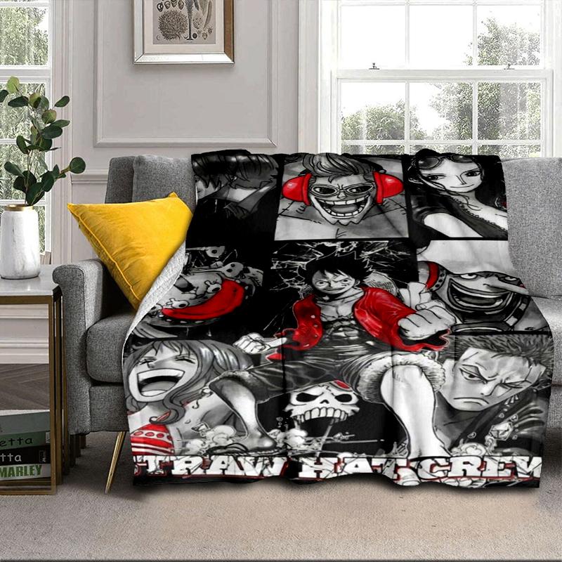 Adventure On The High Seas pirate Blanket Flannel Blanket for bed, sofa, Camping, Hiking, Picnic Essentials, gift for family Fan gifts