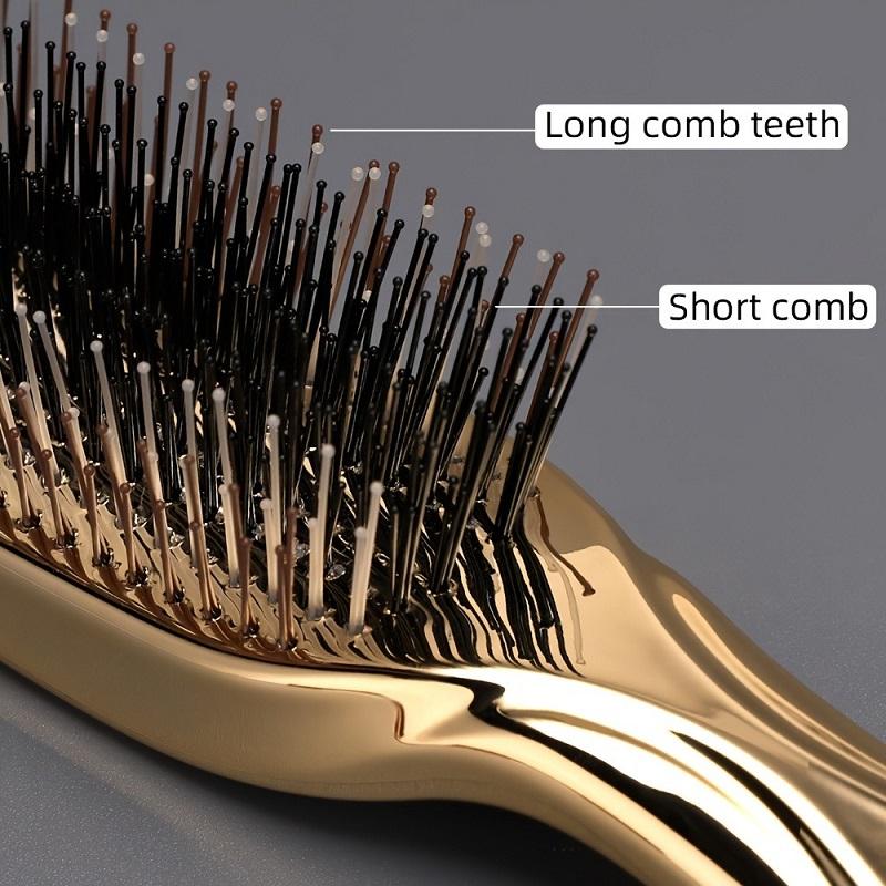 1 pieza Cepillo de pelo japonés Premiun Masajeador de cuero cabelludo Alta calidad Portátil Suave Peine antiencrespamiento Masajeador de cabeza Herramientas de belleza y peinado para el cabello